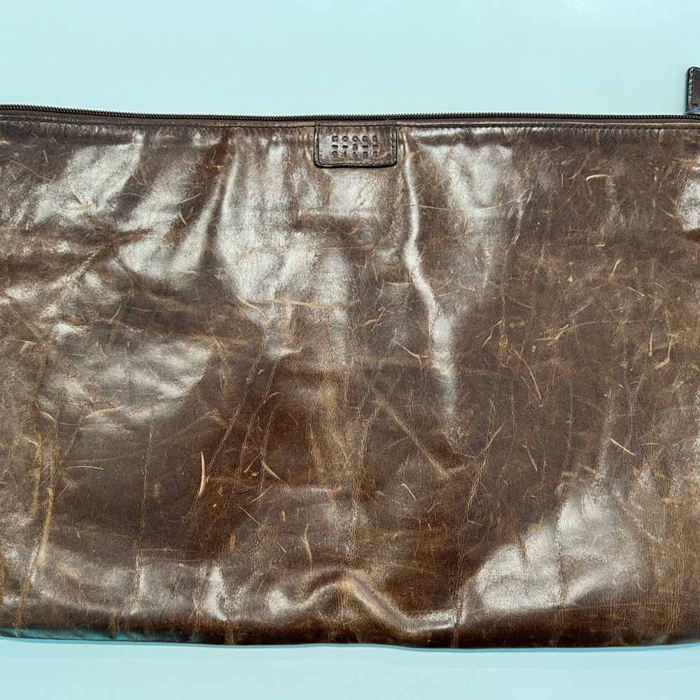 Moore and Giles leather laptop bag